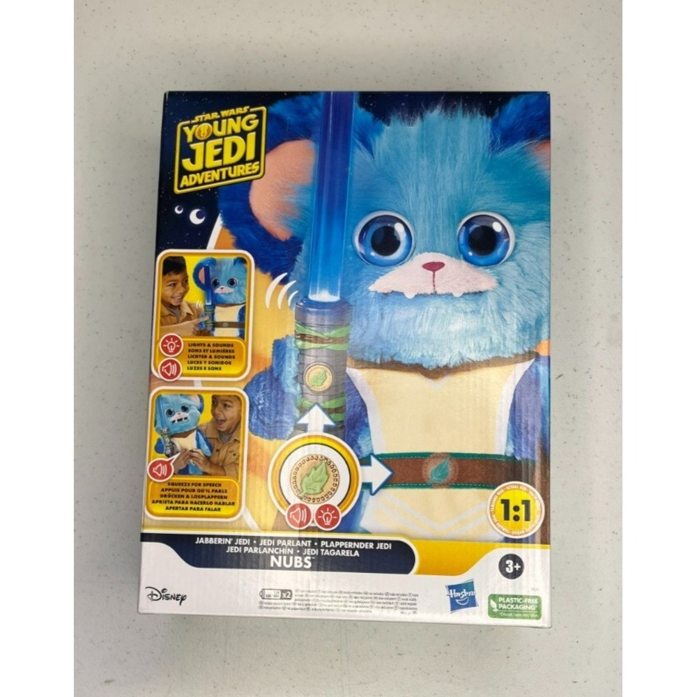 Star Wars Young Jedi Adventures Jabberin' Jedi Electronic Plush New